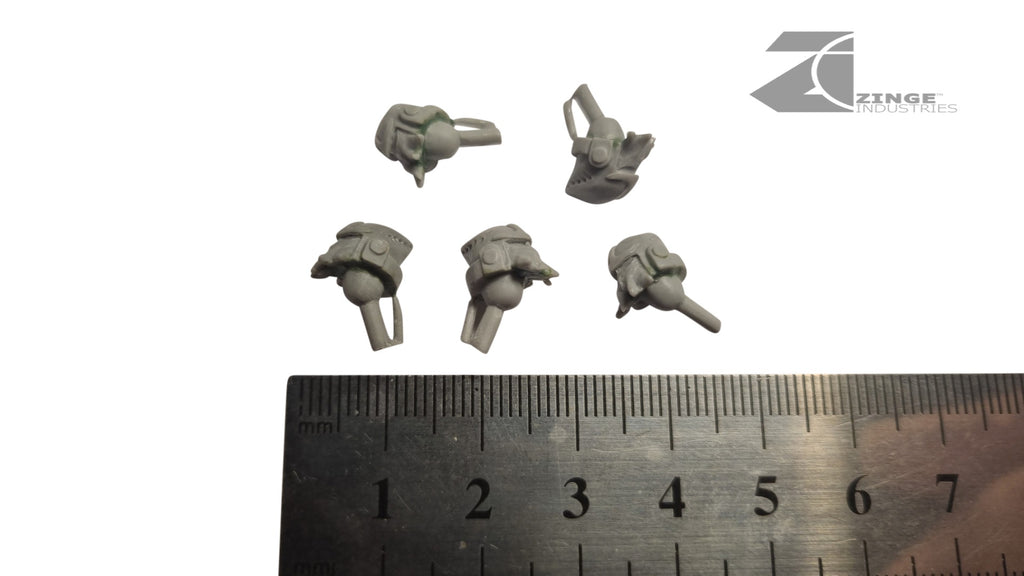 Cthulu Helmets / Heads x5 - Set 3