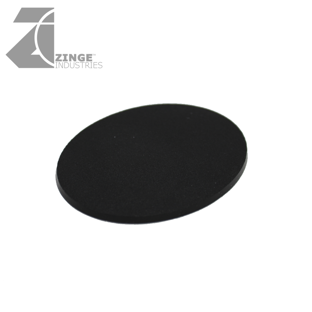 120mm x 92mm Oval Base Plastic X 1-Bases-Photo1-Zinge Industries