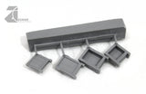Large Bullet Boxes Sprue X 4 (Or Grill/Vent)-Armoury, Scenery-Photo2-Zinge Industries