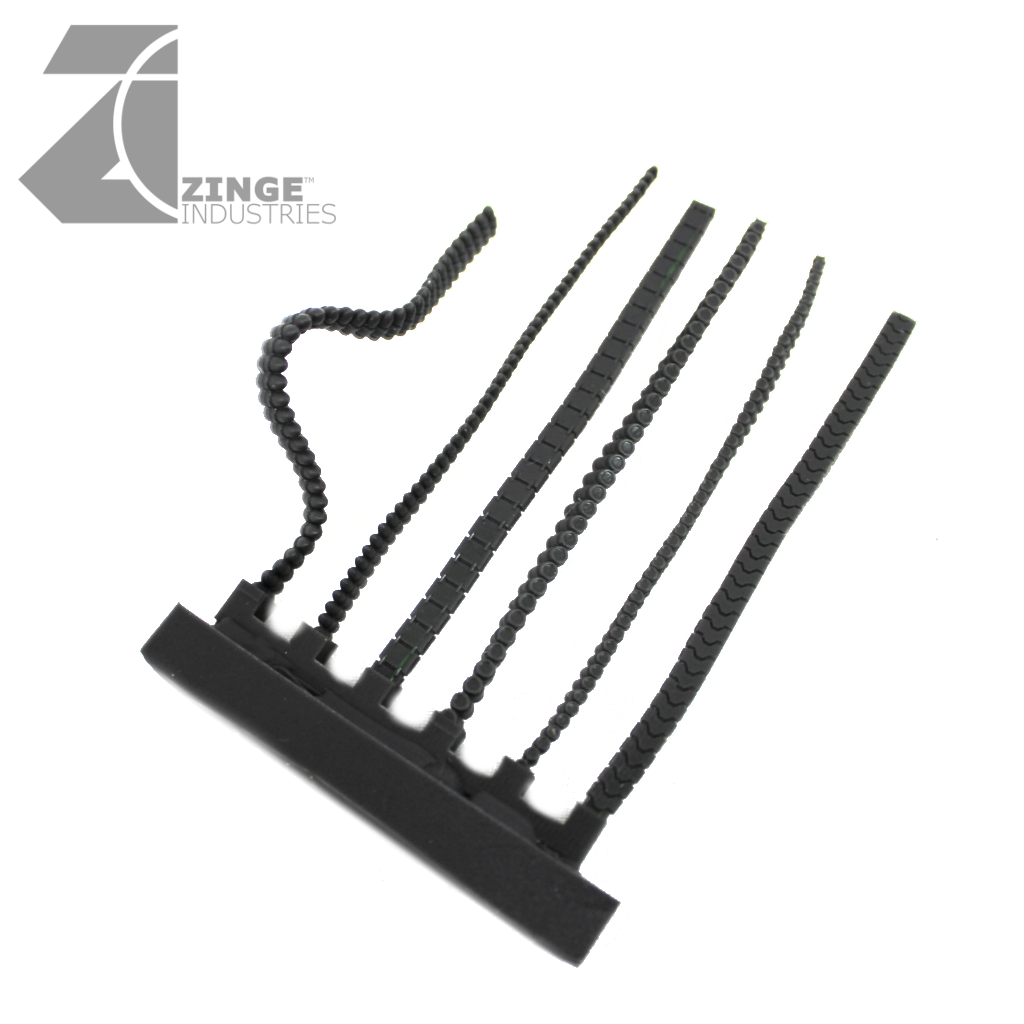 Ammo Belt (Large) - Sprue of 6 - Various-Flexible Resin-Photo1-Zinge Industries