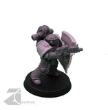 Siege Shield X 5 Sprue Human Scale-Armoury, Infantry-Photo8-Zinge Industries