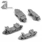 APC Vehicle Conversion Kit 2 x Axels, 4x 27mm Wheels and 2 Upgrade "Forest" Sprues-Vehicle Accessories, Vehicles-Photo5-Zinge Industries