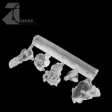 Dark Magic Crystals - Sprue of 5 - Various Large - Transparent Light Diffuser-Clear Resin, Scenery-Photo2-Zinge Industries