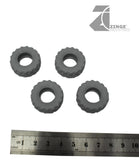 Tyres - 27mm Military Tyre X 4 Sprue-Vehicle Accessories-Photo2-Zinge Industries