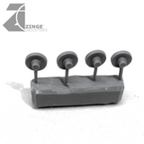 Wheels - Hub Caps for 19mm Off Road or Military Wheel X 4 Sprue-Vehicle Accessories-Photo5-Zinge Industries