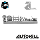 AutoKill - Bear Essentials - (Range of Items, Hatches, Windshield Cannons, Skulls and Others) - 20mm Scale-Vehicle Accessories-Photo1-Zinge Industries