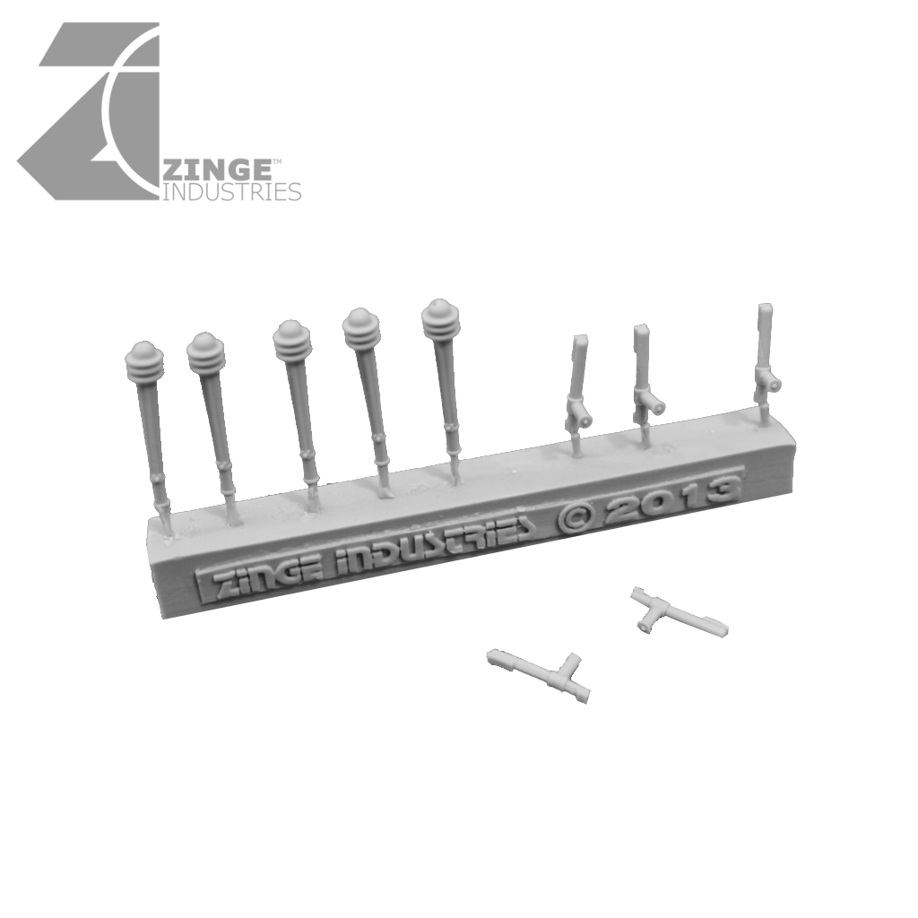 Sci-Fi Powered Baton X 5 & Night Sticks x 5-Armoury, Infantry-Photo1-Zinge Industries