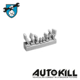 AutoKill - Pipes Forest Sprue - (Range of Exhausts / Pipes) - 20mm Scale-Vehicle Accessories-Photo2-Zinge Industries