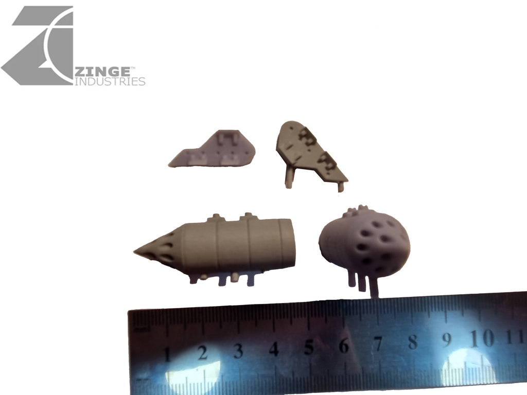 Rocket Pod Cones with Mounts (S-BAM04)