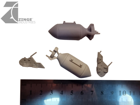 1000lb Bomb x2 with Mounts (S-BAM07)