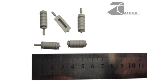 Detailed Rectangle Bulkhead - Sprue of 5