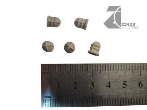 Small Dome Round Bulkhead - Sprue of 5