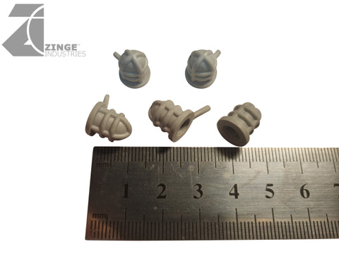 Dome Round Bulkhead - Sprue of 5