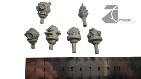 Extra Large Diving Helmets / Heads x6
