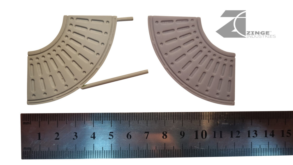 Large Semi Circle Grills - Set of 2