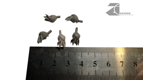 Cthulu Helmets / Heads x5 - Set 2