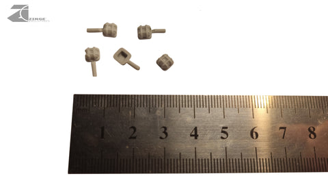 Small Square Bulkhead Lights - Sprue of 5