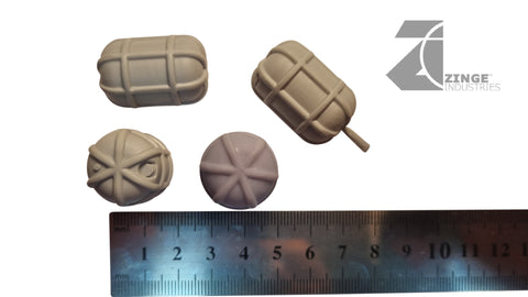 Large Sci-Fi Barrels - Set of 4