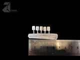 Clear Small Rectangle Bulkhead - Sprue of 5 - Transparent Light Diffuser
