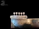 Clear Small Square Bulkhead - Sprue of 5 - Transparent Light Diffuser