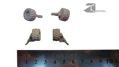 Flying Wheels Back To Future Style Suitable for AutoKill and Gaslands - 20mm Scale