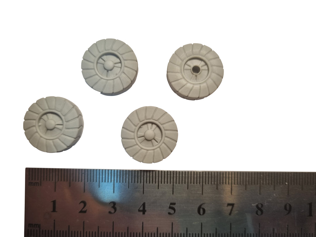Wheels - 19mm Sci Fi X 4 Sprue