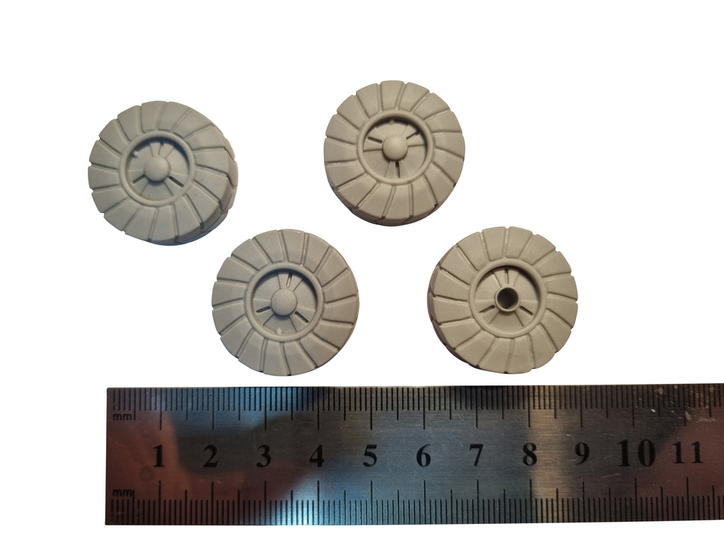 Wheels - 27mm Sci Fi X 4 Sprue