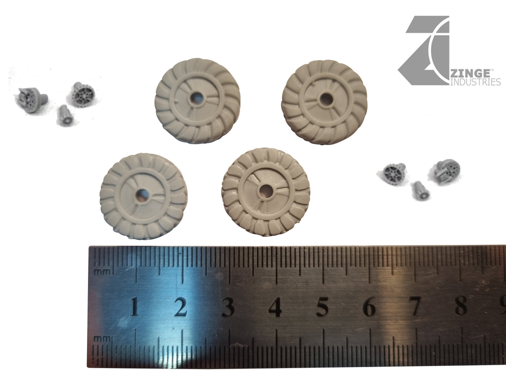 Wheels - 19mm Bike Sci Fi Wheels X 4