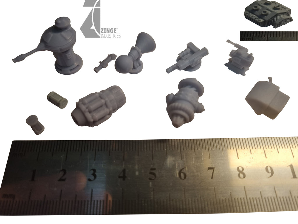 Weapon Sprue 2 - 20mm Scale Suitable for AutoKill and / or Gaslands