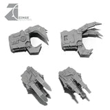 Ramshackle Mechanical Orc Claws Large Size Sprue set of 2-Armoury,Infantry-Photo1-Zinge Industries