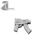 Machine Pistol X 5 Sprue Human Scale-Armoury, Infantry-Photo2-Zinge Industries