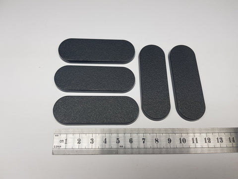 70x25mm Pill Shaped Base x5 Plastic-Bases-Photo1-Zinge Industries