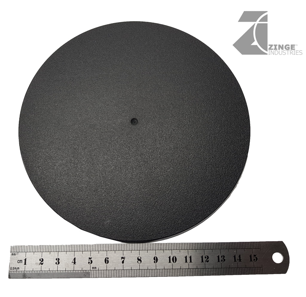 160mm Round Base x1 Plastic-Bases-Photo1-Zinge Industries