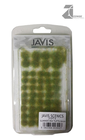 Javis Scenics; Summer Green tufts mix 6mm-Scenery-Photo1-Zinge Industries