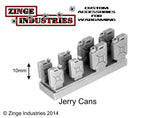 Jerry Cans 4 Large 4 Small-Scenery, Forest Sprues-Photo3-Zinge Industries