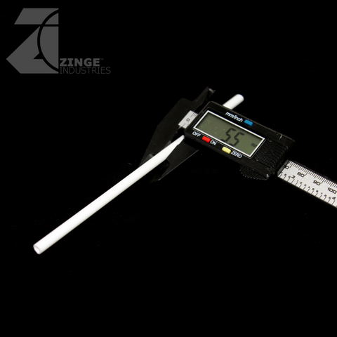 2 X Styrene Tubes 160mm Lengths 5.5mm Diameter-Hobby Tools-Photo1-Zinge Industries