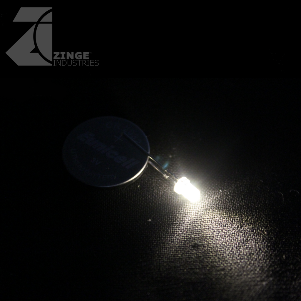 LEDs - Set of 10 - Warm White - Solid - Constant Light-Electronics-Photo1-Zinge Industries