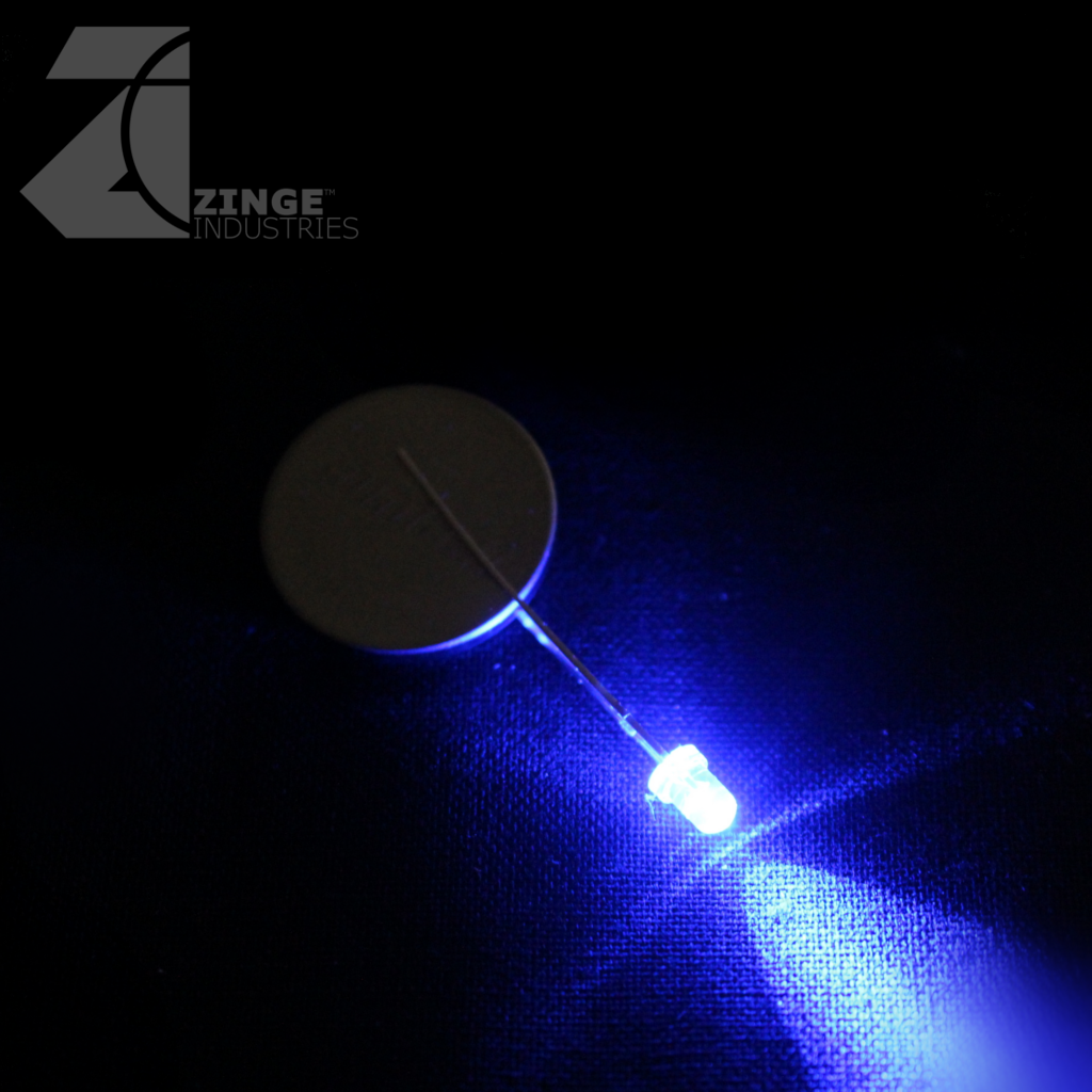 LEDs - Set of 10 - Blue - Blinking-Electronics-Photo1-Zinge Industries