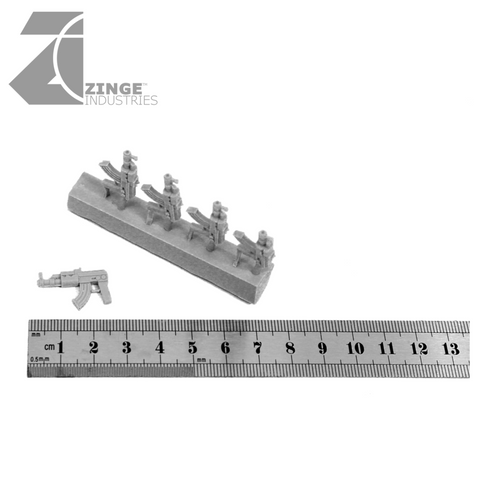 Rifle - Large Mutant (Orc) - AK47 X 5 Sprue-Armoury, Infantry-Photo1-Zinge Industries