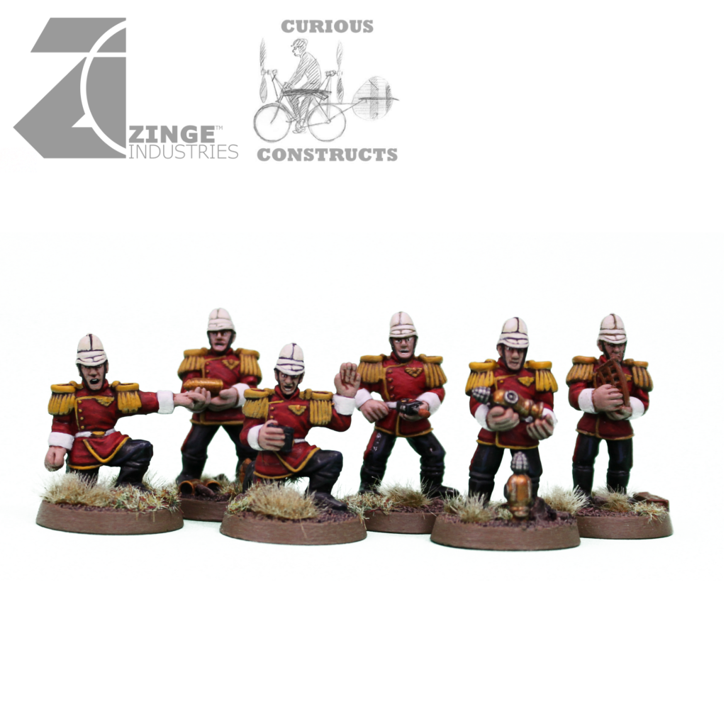 Colonial Empire Artillery Crew - 6 Man-Infantry, Artillery-Photo1-Zinge Industries