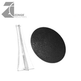 Plastic Flying Oval Base and Stand (Base 120mm by 92mm)-Bases-Photo1-Zinge Industries