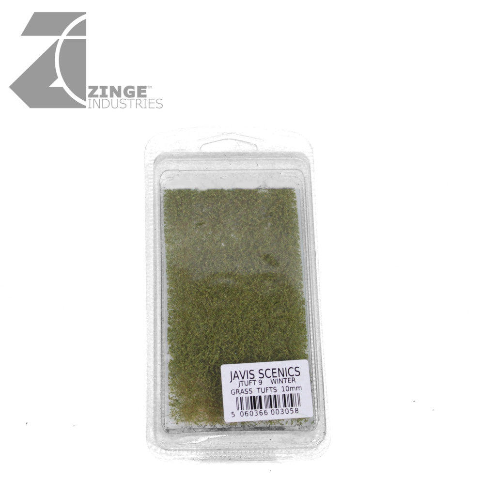 Javis Scenics; Winter Grass Tufts 10mm-Scenery-Photo1-Zinge Industries