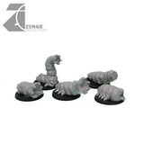 Mutant Monsters - Large Maggots Multi Part-Infantry-Photo1-Zinge Industries