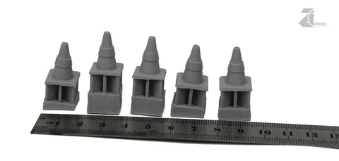 Set of 5 - Traffic Cones-Scenery-Photo1-Zinge Industries