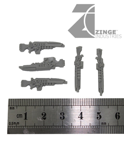 Laser Rifle X 5 Sprue-Armoury, Infantry-Photo1-Zinge Industries