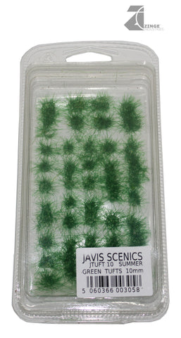 Javis Scenics; Summer Green Tufts 10mm-Scenery-Photo1-Zinge Industries