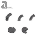 Large Ammo Drums, Boxes and Magazines - Sprue of 10 - Various-Armoury-Photo3-Zinge Industries