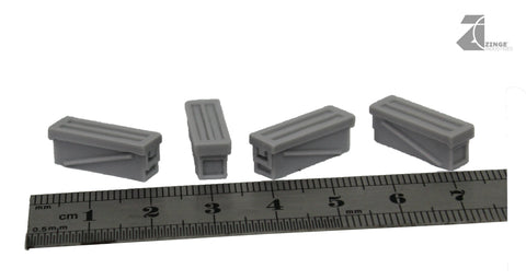 Large Ammo Boxes X 4-Armoury, Scenery-Photo1-Zinge Industries