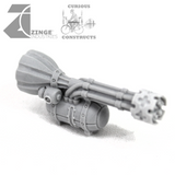 Steampunk Gun Variants - Gun Only Battery X 3 of a Kind - Various-Armoury, Artillery-Photo3-Zinge Industries