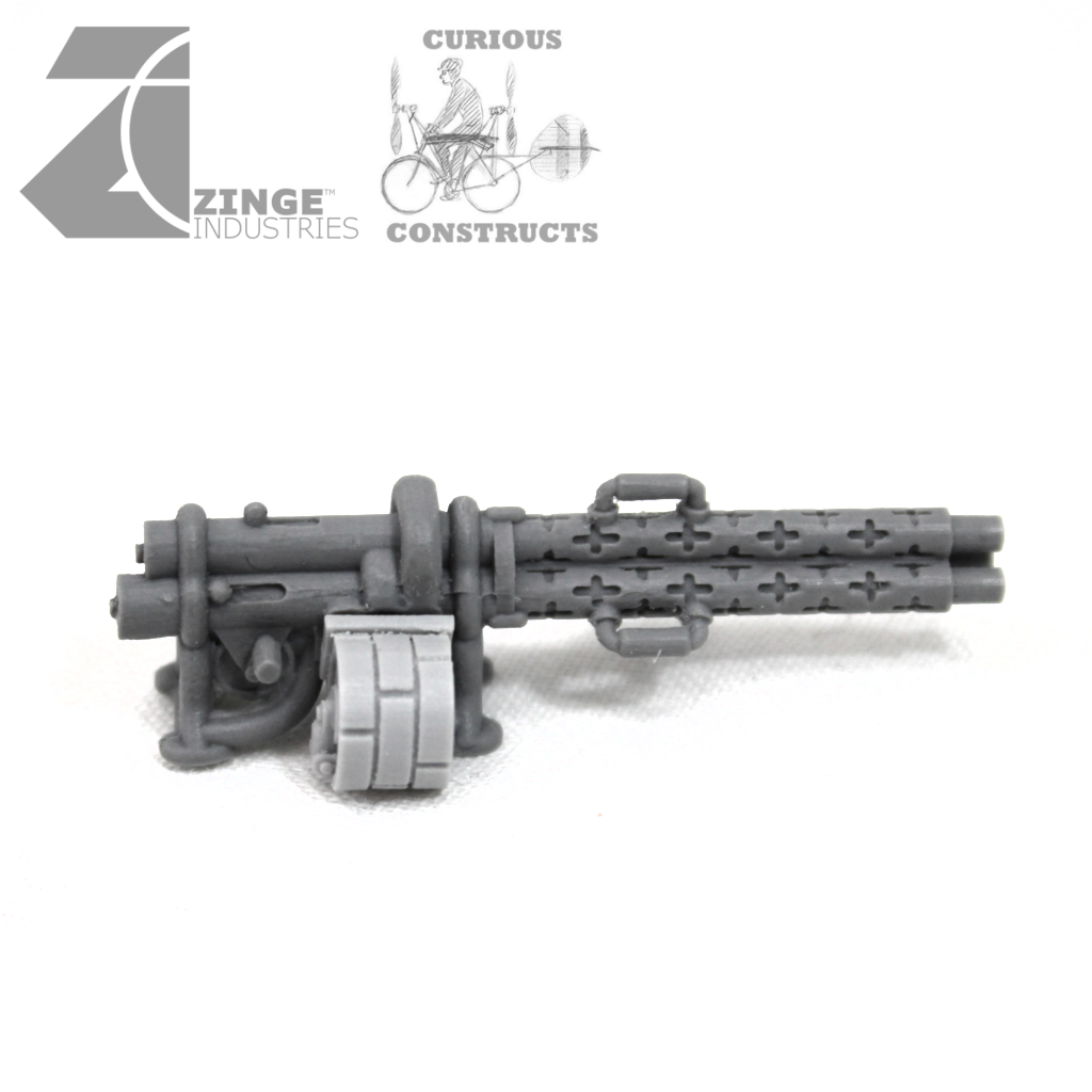 Heavy Calibre Machine Gun Steampunk Gun Only X 1-Armoury, Artillery-Photo3-Zinge Industries